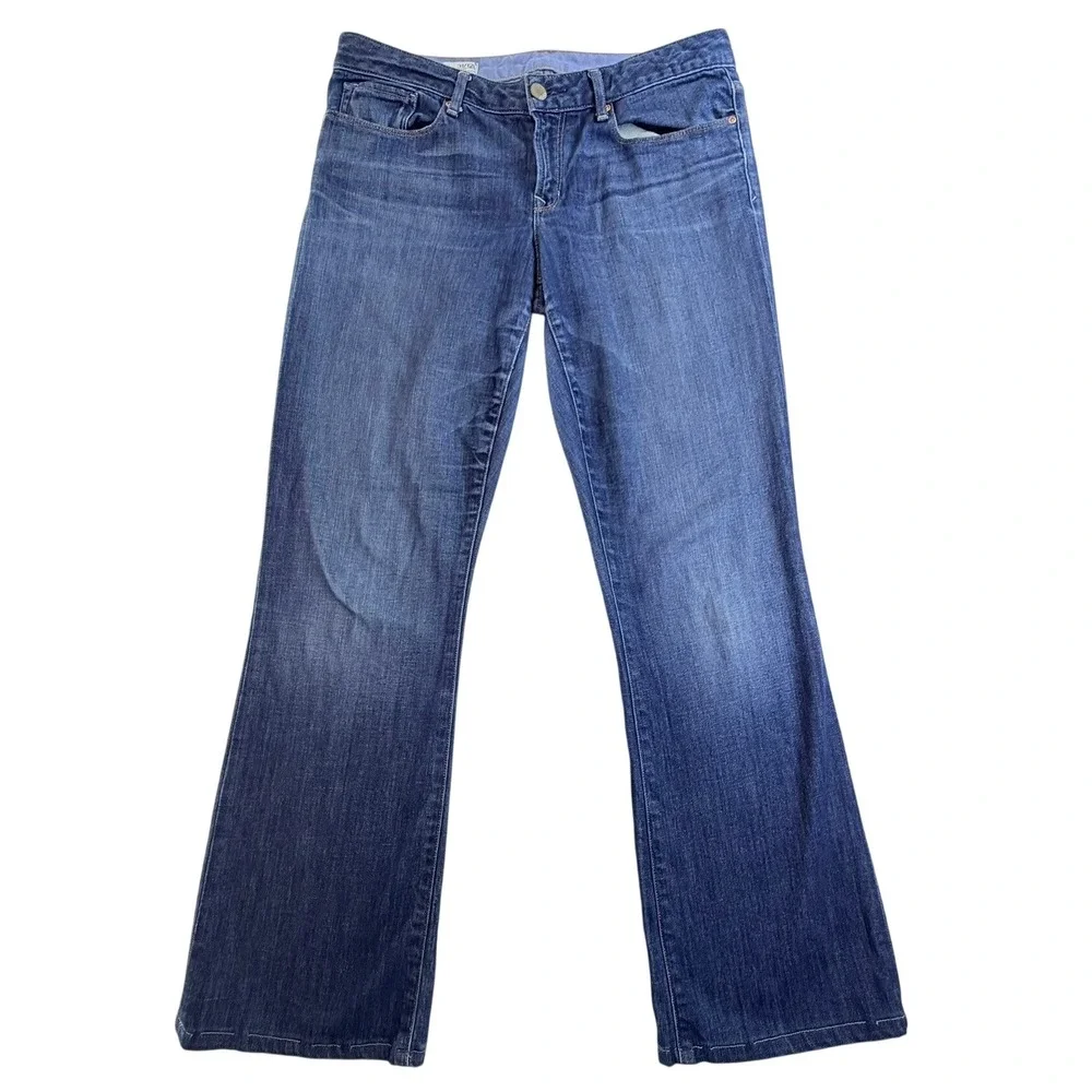Gap 1969 Sexy Boot Jeans‎ Womens 31/12L Medium Tint Blue Bootcut Stretch Denim